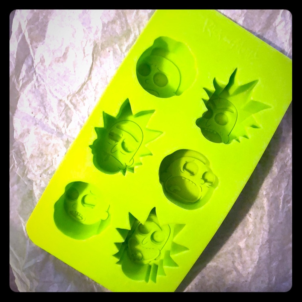 2/$10 Rick and Morty silicone ice cube tray